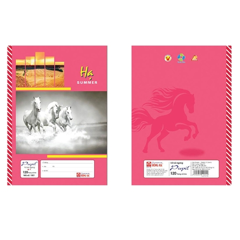 Vở kẻ ngang Hồng Hà - 120 trang