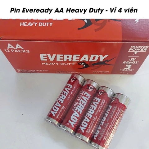 Pin Tiểu Eveready AA Carbon Zinc 1.5V