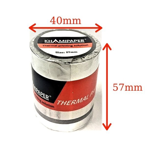 Giấy in nhiệt Khami 5.7cm