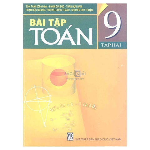 BÀI TẬP TOÁN LỚP 9 - TẬP 2