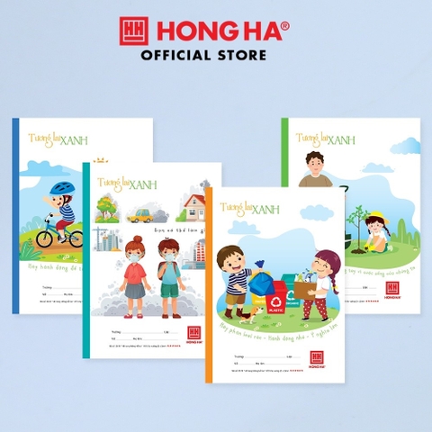 Vở 5 Ô ly 48 trang Hồng Hà School Tương Lai Xanh - 0519