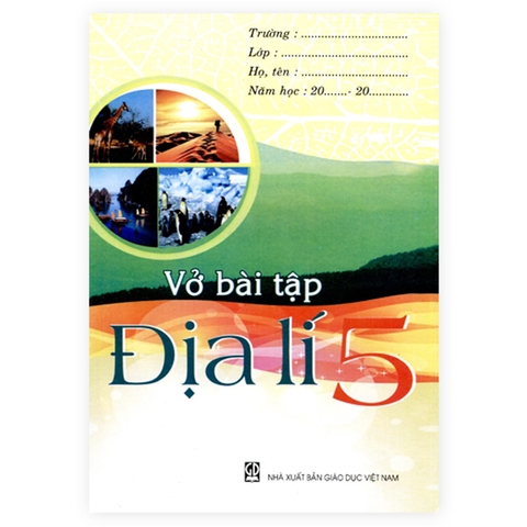VỞ BÀI TẬP ĐỊA LÍ LỚP 5