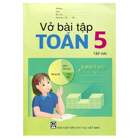 VỞ BÀI TẬP TOÁN LỚP 5 - TẬP 2