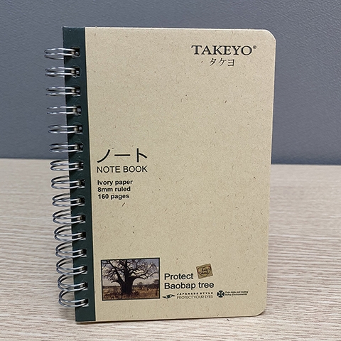 Sổ lò xo Takeyo A5 160 trang