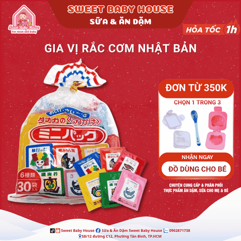 Gia vị rắc cơm Nhật Bản cho bé từ 1 tuổi - Sweet Baby House