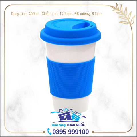 CỐC SỨ NẮP SILICON 17