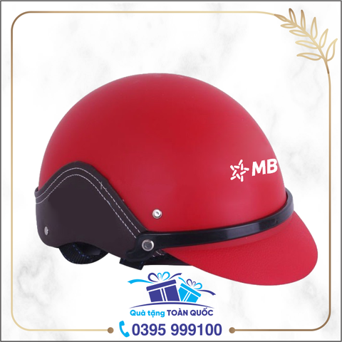 MŨ BẢO HIỂM VIỀN DA - NÓN BẢO HIỂM VIỀN DA MBH04