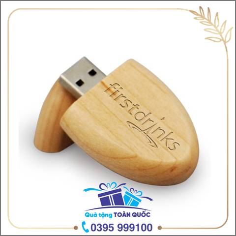 USB gỗ bầu dục 08