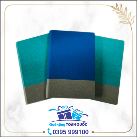 Sổ da gáy còng phối mầu 06