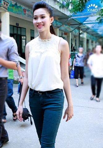 Cùng giúp nàng phối đồ với quần jeans đơn giản mà lại cá tính