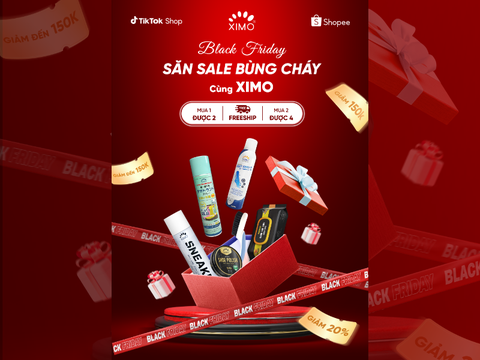 TƯNG BỪNG ĐẠI TIỆC BLACK FRIDAY CÙNG XIMO - SĂN NGAY ƯU ĐÃI LỚN NHẤT TRONG NĂM!