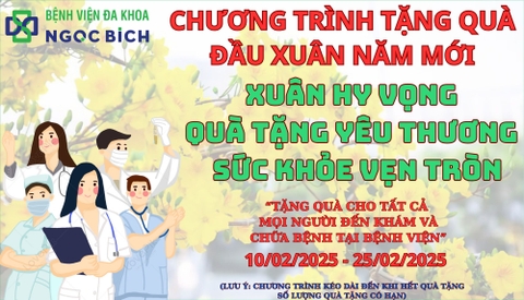 XUÂN HY VỌNG - QUÀ TẶNG YÊU THƯƠNG - SỨC KHỎE VẸN TRÒN