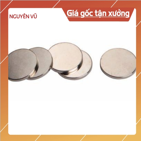 Nam châm viên tròn mỏng 15x2mm