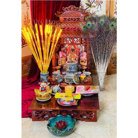 Led Bông Lúa, Trang Trí Tết, Tài, Bàn Thờ Gia Tiên - Đại Diện Cho Sự Âm Lo,Đủ Đầy,Sung Túc Cả Năm 2022