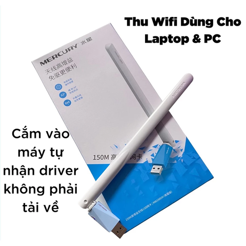 USB Thu Wifi MERCURY WIFI6 UX3H, tốc độ cao, Ăngten dài, thu sóng khỏe