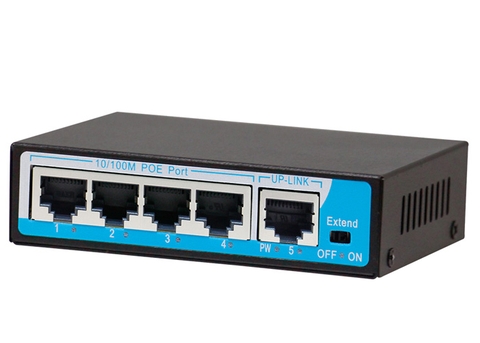 Switch HRUI HR901-AF-41 4 Port PoE 10/100M