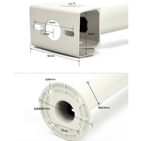 Chân đế camera dài 35cm dạng cong chữ L