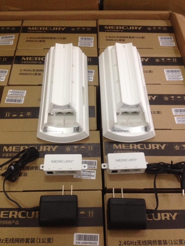 Bộ thu phát không dây MERCURY MWB201 -Bộ wifi định tuyến 1 km Mercury MWB201