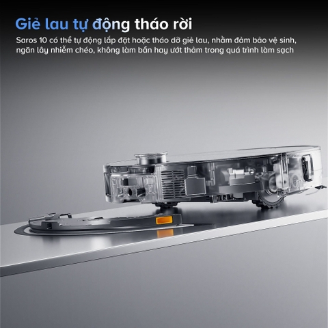 Robot Hút Bụi Lau Nhà Roborock Saros 10
