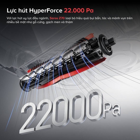 Robot Hút Bụi Lau Nhà Roborock Saros Z70
