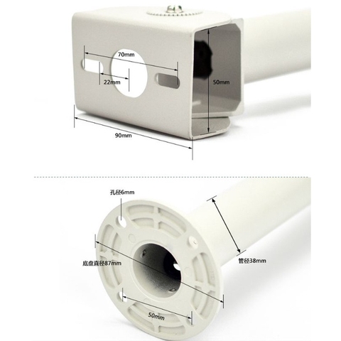 Chân đế camera dài 100cm , chân đế gắn tường cho camera dài 1m