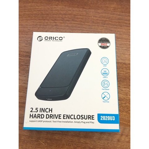 Box ổ cứng 2.5'' Orico 2020U3 Sata 3.0 - Dùng cho HDD, SSD