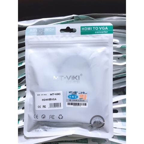 Cáp Chuyển Đổi Tín Hiệu HDMI sang VGA VIKI Dài 20cm Cho PC, Laptop, Máy Chiếu