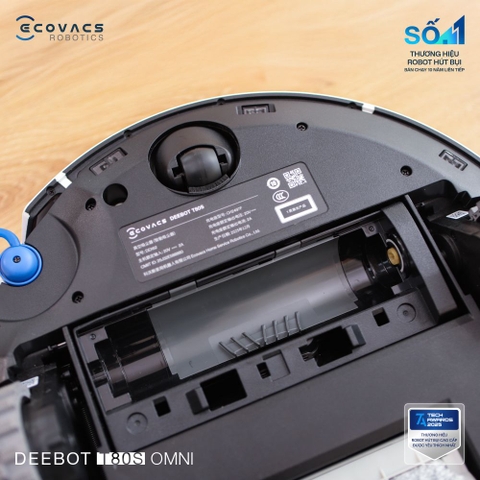 Robot hút bụi Ecovacs Deebot T80s Omni | Lực hút 24.800 Pa