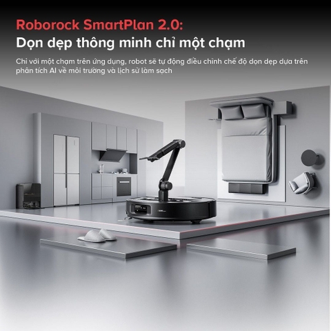 Robot Hút Bụi Lau Nhà Roborock Saros Z70