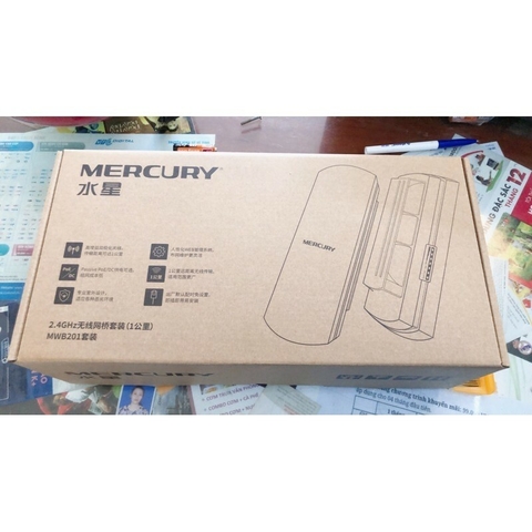 Bộ thu phát không dây MERCURY MWB201 -Bộ wifi định tuyến 1 km Mercury MWB201