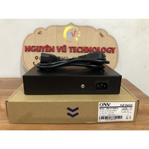 Bộ chia mạng Switch POE ONV 8 cổng + 2 cổng Uplink H1108PLS