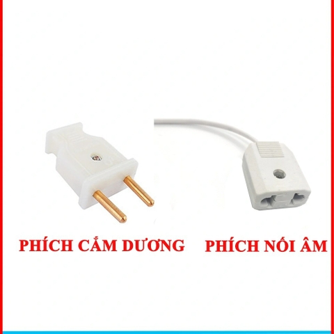 Phích âm liền dây - Phích dương cắm điện