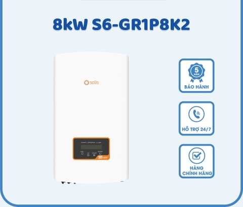 Inverter Solis 1 Pha 8KW S6-GR1P8K2 - Inverter 8KW
