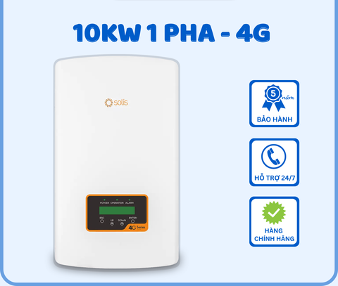 Inverter Solis 10KW 1 pha - 4G