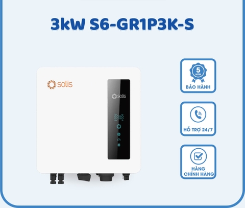 Inverter Solis 3kW S6-GR1P3K-S - Inverter 3KW