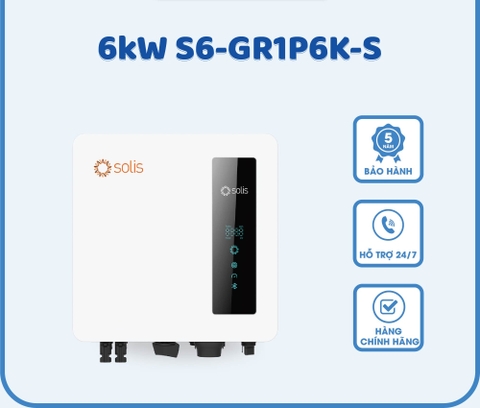 Inverter Solis 6kW S6-GR1P6K-S - Inverter 6KW