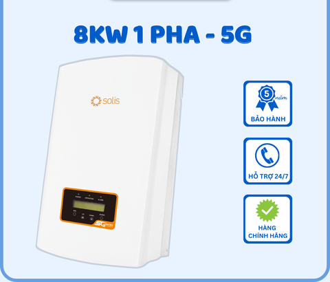 Inverter Solis 8KW 1 pha - 5G