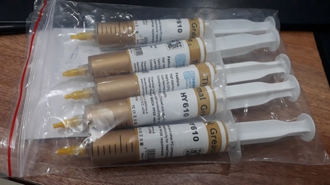 Keo tản nhiệt làm mát CPU HY610 dạng xi lanh màu vàng