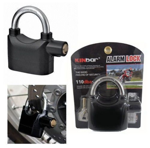 Ổ KHÓA CHỐNG TRỘM KINBAR ALARM LOCK MÀU ĐEN