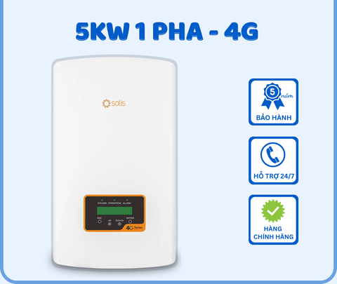 Inverter Solis 5KW 1 pha - 4G