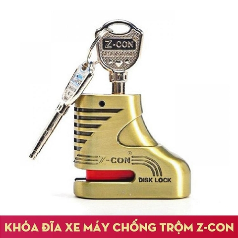 Ổ khóa đĩa chống trộm xe máy Z-Con
