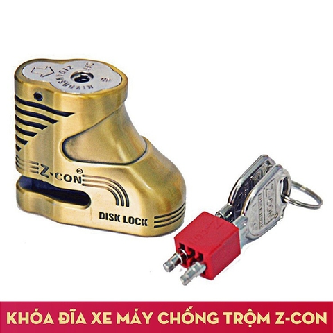 Ổ khóa đĩa chống trộm xe máy Z-Con
