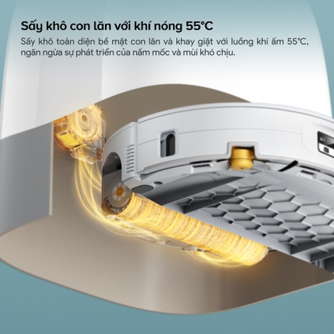 Robot Hút Bụi Lau Nhà Roborock Qrevo Curv 2 FLow