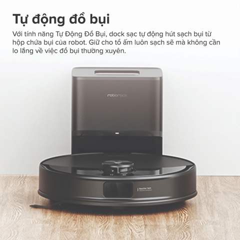 Robot hút bụi lau nhà Roborock Q10 VF+ Đen