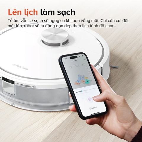 Robot hút bụi lau nhà Roborock Q7 TF (Đen/Trắng)