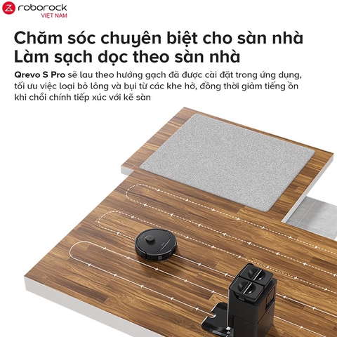 Robot hút bụi lau nhà Roborock Qrevo S Pro