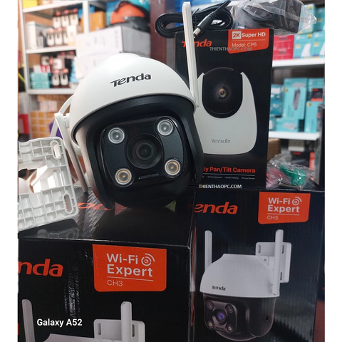 Camera WiFi Quay Quét 360" Ngoài Trời Tenda CH3 Full Màu Ban Đêm ,Còi Đèn ,Đàm Thoại 2 Chiều ( Giá Chưa Bao Gồm Thẻ )