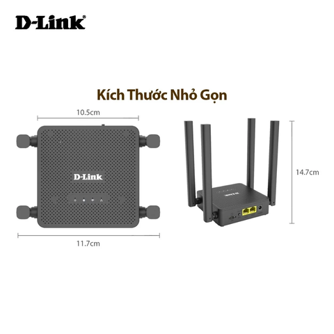 Bộ Phát WiFi Di Động D-Link DWR-M905 4G LTE Chuẩn N300Mbps Dùng SIM Hỗ Trợ Chuyển Đổi Đường Truyền