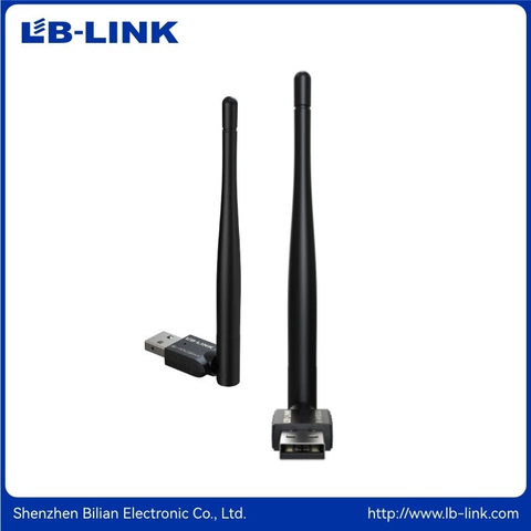 Usb thu wifi Lblink AX300 có râu, thu sóng khỏe 150Mbps, bắt sóng xa 10M