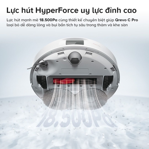 Robot Hút Bụi Lau Nhà Roborock Qrevo C Pro
